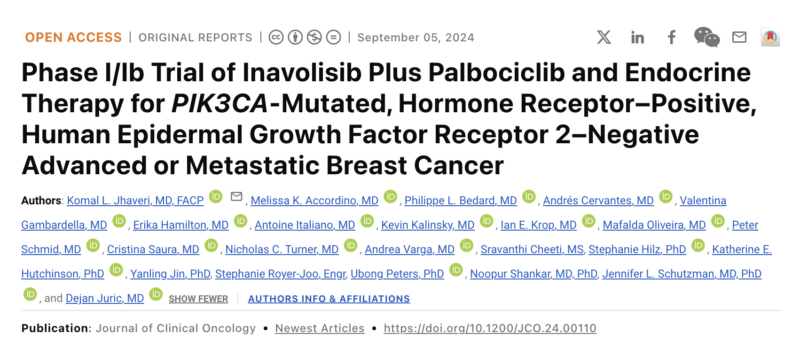 Komal Jhaveri: The triplet with fulvestrant backbone yielded a mPFS of 35 months in HER2-negative breast cancer